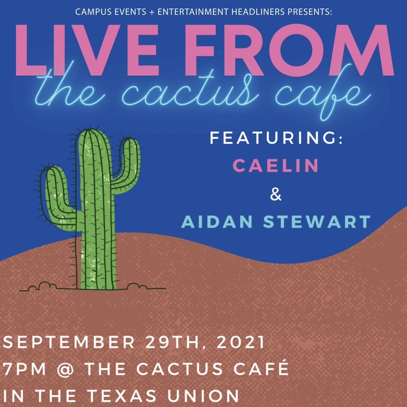 Live from the Cactus Cafe: Aidan Stewart & Caelin